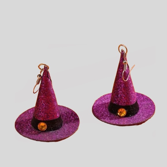 Bruja Hat Earrings - Picture 2 of 2